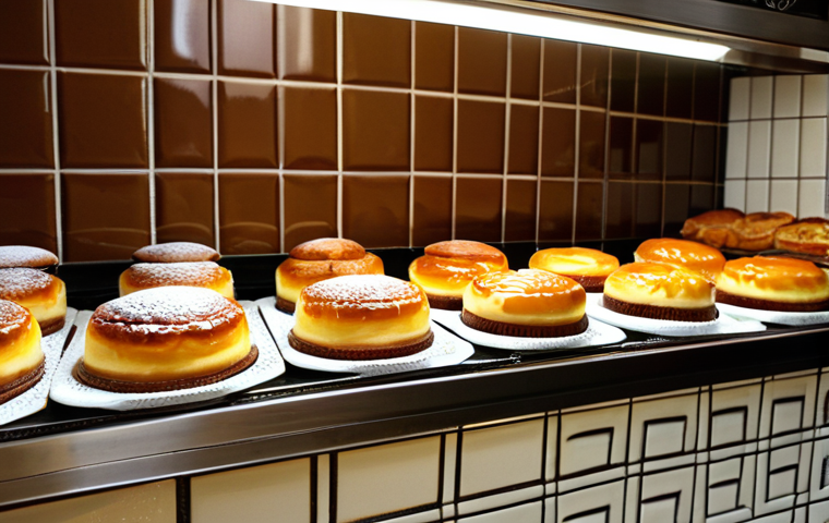 제과업계의 고용 트렌드 - Traditional Pastelaria**
A beautifully lit display case in a classic Portuguese "pastelaria". Focus...